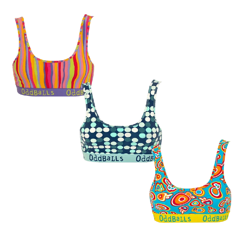 Summer Adventure Bundle - Ladies Bralette 3 Pack Bundle
