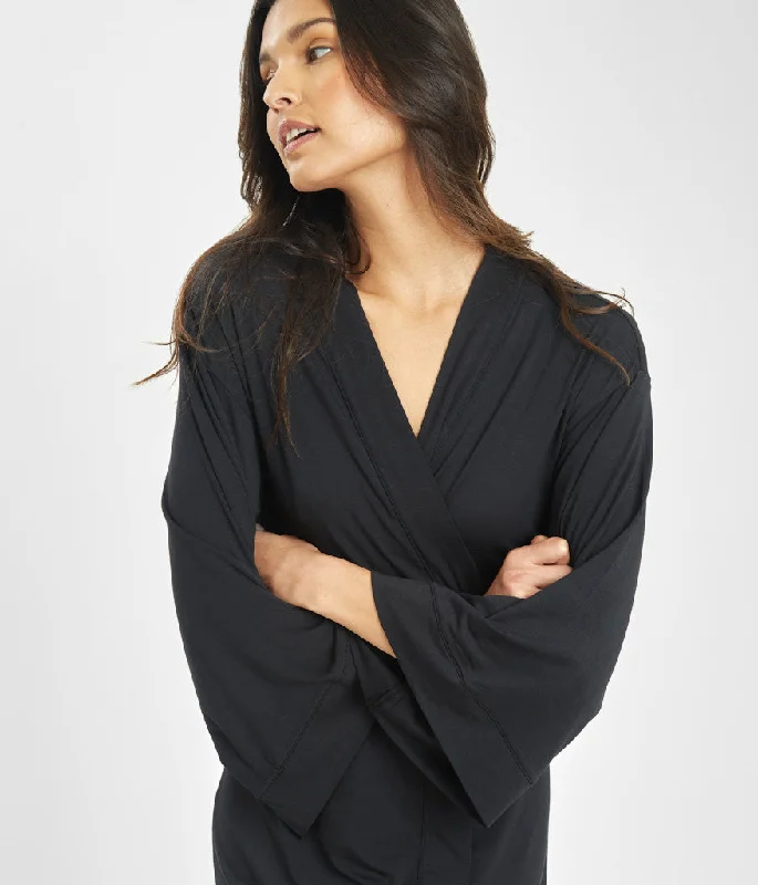 The All-Day Robe: Jet Black The All-Day Robe: Jet Black