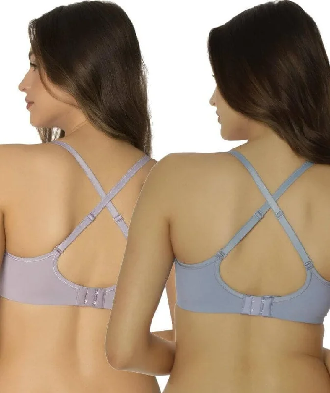 Triumph Mamabel Smooth Maternity Bra 2 Pack - Placid Water/Grey