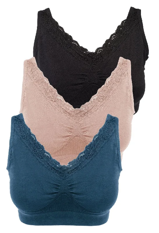 Black Nude Blue / S/M: 10-12 (C-D-DD-E-F)