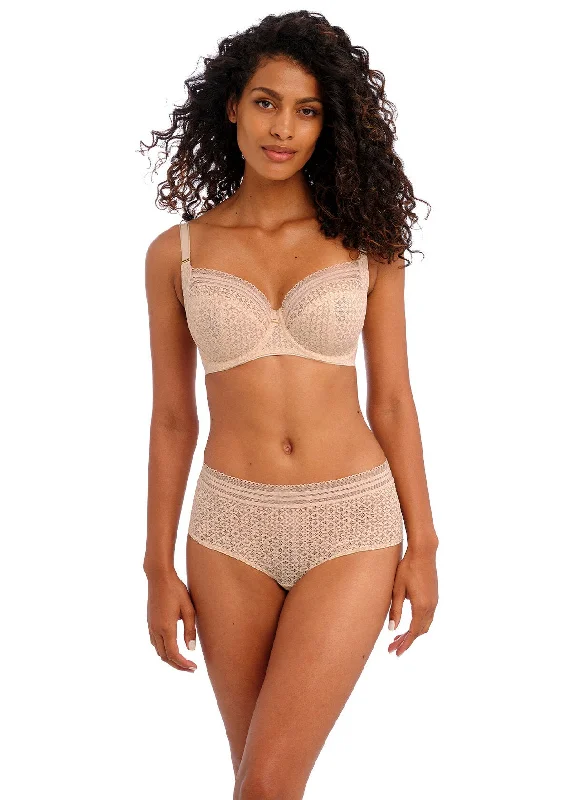 Viva UW Side Support Bra In Lace Natural Beige - Freya