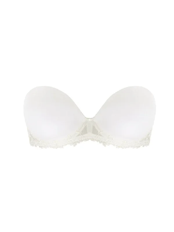 Decadence Strapless Bra - White Jasmine Decadence Strapless Bra - White Jasmine