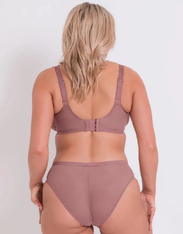 WonderFull Vibe Full Cup Side Support Bra In Dusty Rose - Curvy Kate Limited
